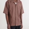 Rohit Convertible-Collar Cotton-Jacquard Shirt - FR Rohit Convertible-Collar Cotton-Jacquard Shirt - FR