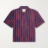 Rohit Convertible-Collar Striped Cotton Shirt