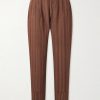 Antonio Straight-Leg Striped Cotton-Canvas Trousers Antonio Straight-Leg Striped Cotton-Canvas Trousers
