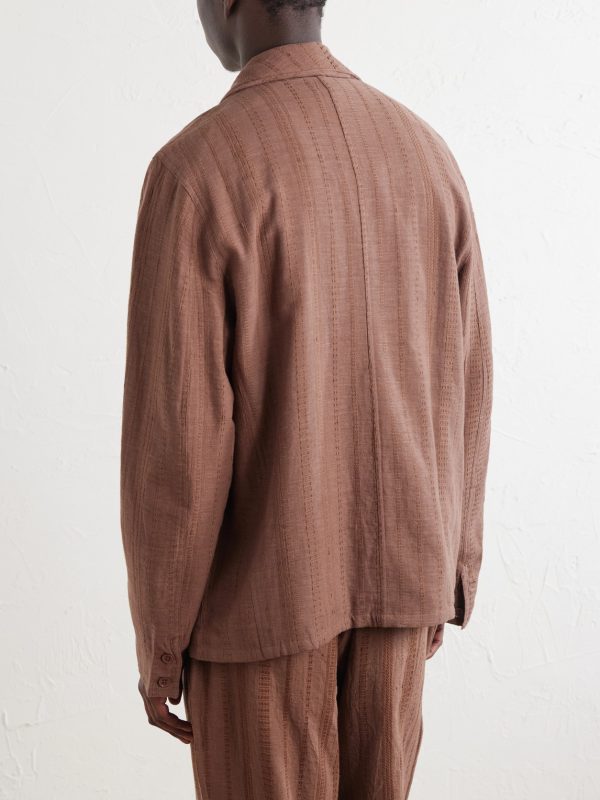 Somesh Cotton-Jacquard Suit Jacket - BK Somesh Cotton-Jacquard Suit Jacket - BK