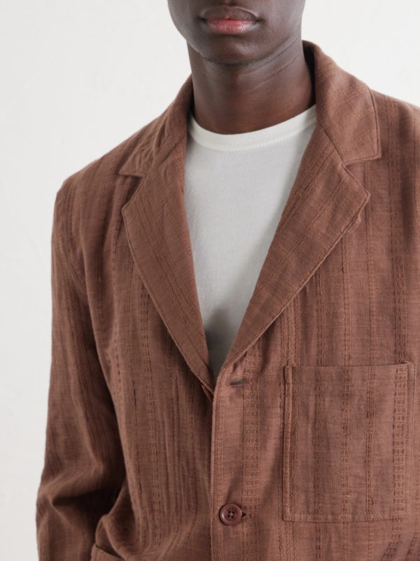 Somesh Cotton-Jacquard Suit Jacket - CU Somesh Cotton-Jacquard Suit Jacket - CU