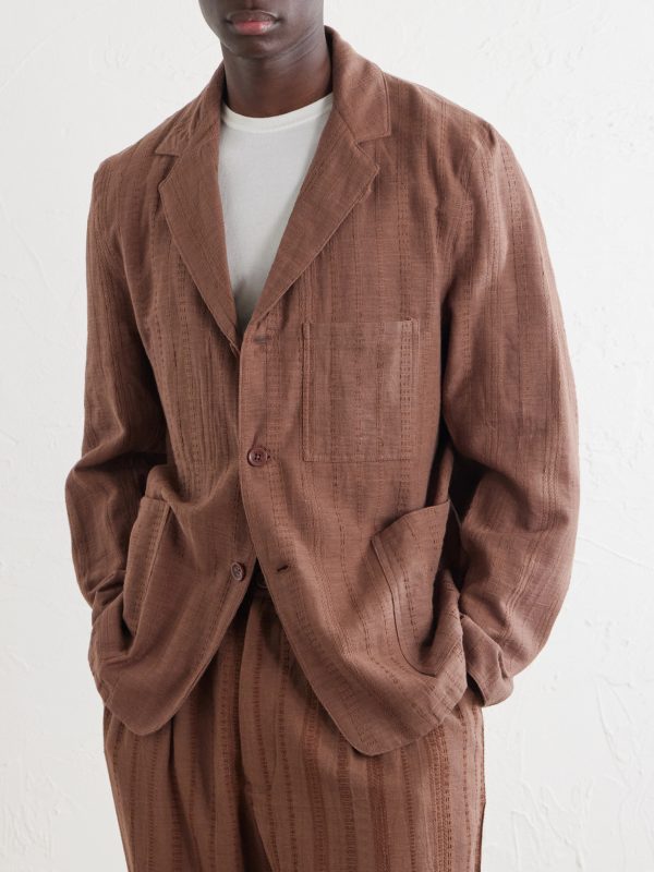 Somesh Cotton-Jacquard Suit Jacket - FR Somesh Cotton-Jacquard Suit Jacket - FR