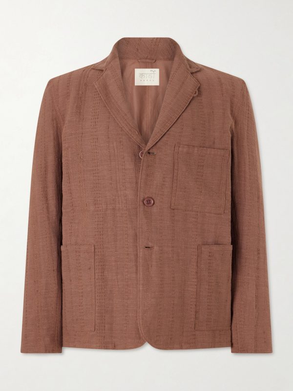 Somesh Cotton-Jacquard Suit Jacket Somesh Cotton-Jacquard Suit Jacket