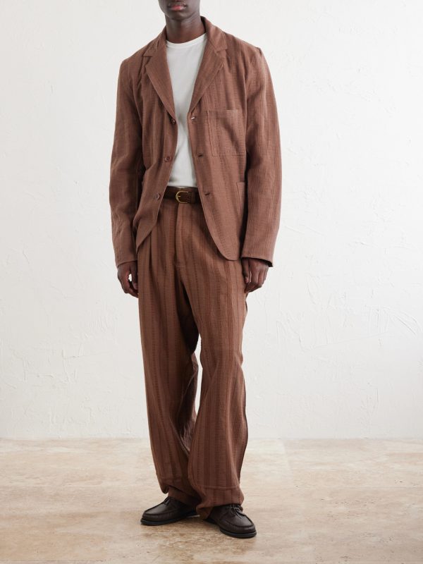 Somesh Cotton-Jacquard Suit Jacket - OU Somesh Cotton-Jacquard Suit Jacket - OU