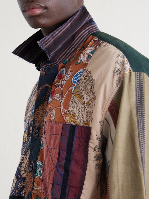 Yuto Patchwork Cotton Shirt - CU Yuto Patchwork Cotton Shirt - CU