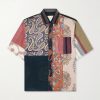 Yuto Patchwork Cotton Shirt Yuto Patchwork Cotton Shirt