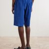 Milo Straight-Leg Cotton Drawstring Shorts - BK Milo Straight-Leg Cotton Drawstring Shorts - BK
