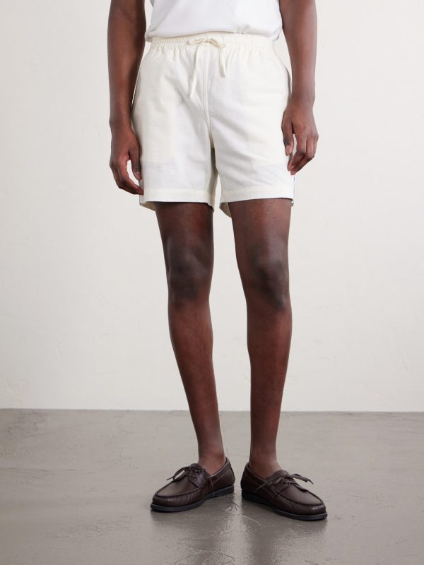 Olbia Straight-Leg Cotton Drawstring Shorts - FR