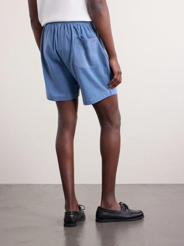 Olbia Straight-Leg Cotton Drawstring Shorts - BK Olbia Straight-Leg Cotton Drawstring Shorts - BK