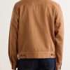 Marvin Cotton-Jacquard Trucker Jacket - BK