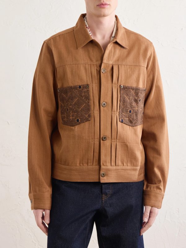 Marvin Cotton-Jacquard Trucker Jacket - FR