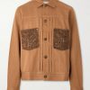 Marvin Cotton-Jacquard Trucker Jacket
