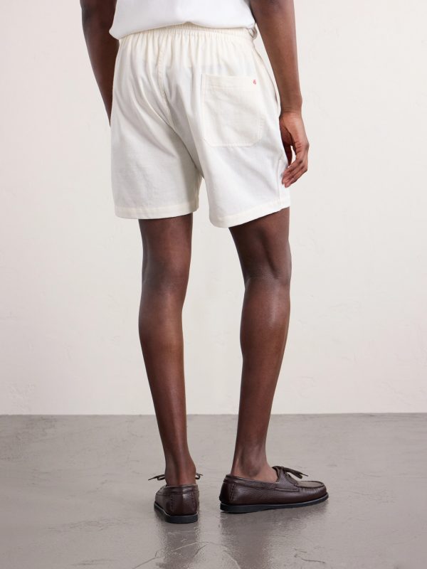 Olbia Straight-Leg Cotton Drawstring Shorts - BK Olbia Straight-Leg Cotton Drawstring Shorts - BK