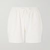 Olbia Straight-Leg Cotton Drawstring Shorts Olbia Straight-Leg Cotton Drawstring Shorts