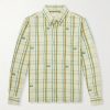 Ronald Embroidered Checked Cotton Shirt Ronald Embroidered Checked Cotton Shirt