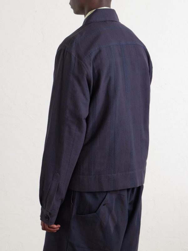 Bodhi Cotton-Jacquard Jacket - BK Bodhi Cotton-Jacquard Jacket - BK