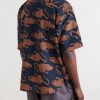 Ronen Printed Cotton Shirt - BK Ronen Printed Cotton Shirt - BK