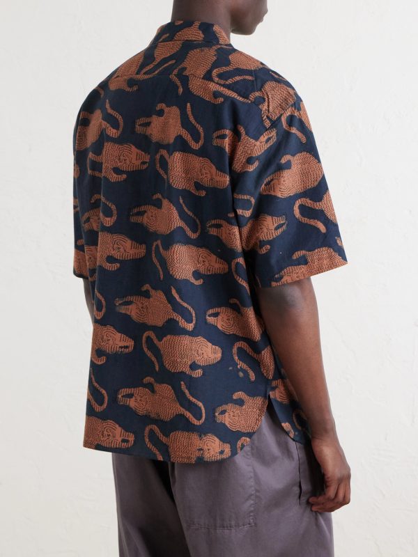 Ronen Printed Cotton Shirt - BK Ronen Printed Cotton Shirt - BK