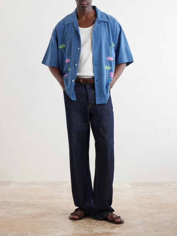 Rohit Embroidered Cotton Shirt - OU