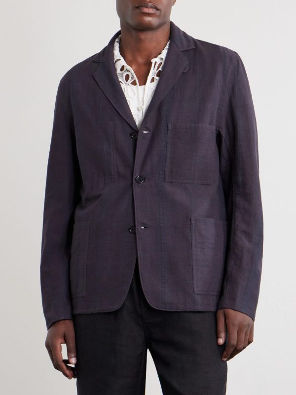 Somesh Checked Cotton Suit Jacket - FR Somesh Checked Cotton Suit Jacket - FR