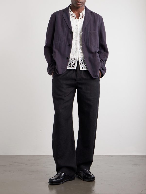 Somesh Checked Cotton Suit Jacket - OU Somesh Checked Cotton Suit Jacket - OU