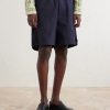 Kami Wide-Leg Belted Cotton Shorts - FR Kami Wide-Leg Belted Cotton Shorts - FR