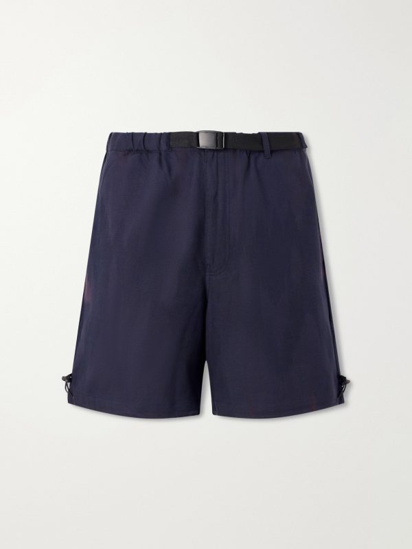 Kami Wide-Leg Belted Cotton Shorts Kami Wide-Leg Belted Cotton Shorts