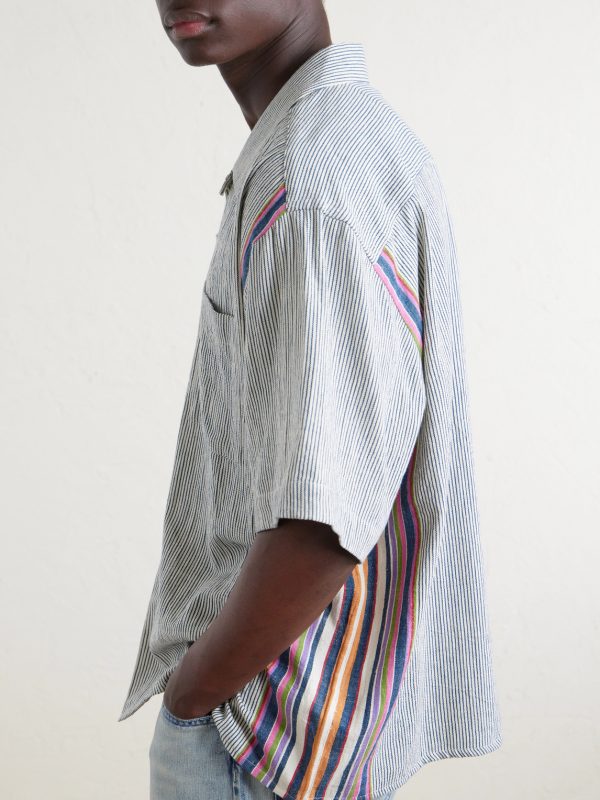 Rohit Convertible-Collar Cotton Shirt - CU