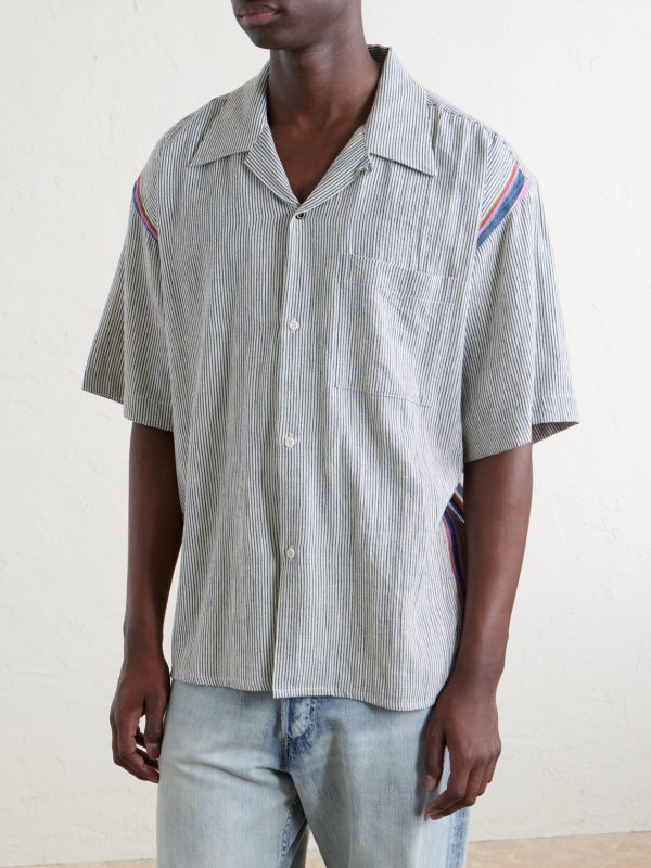 Rohit Convertible-Collar Cotton Shirt - FR