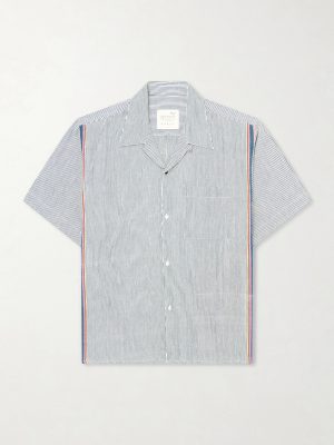Rohit Convertible-Collar Cotton Shirt Rohit Convertible-Collar Cotton Shirt