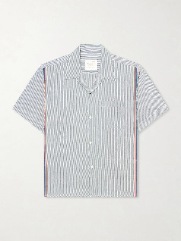 Rohit Convertible-Collar Cotton Shirt