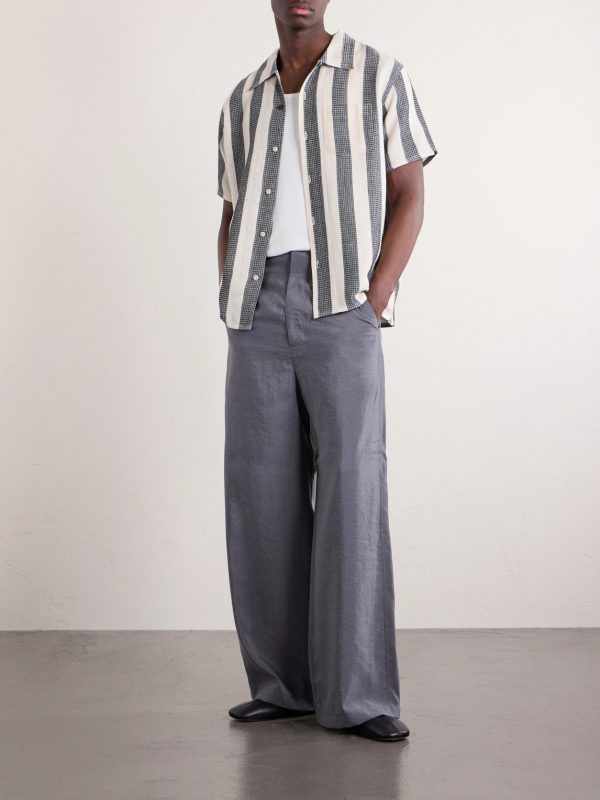 Chintan Striped Cotton Shirt - OU Chintan Striped Cotton Shirt - OU