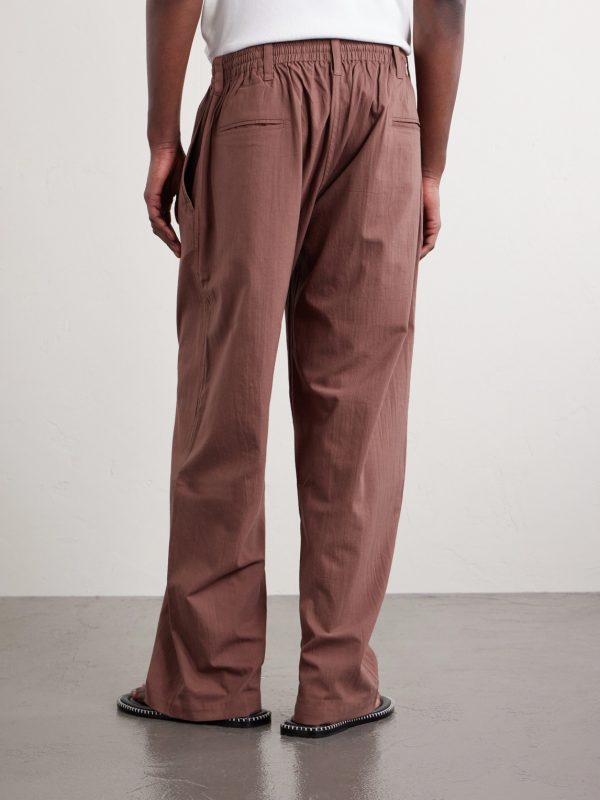 Kedar Straight-Leg Cotton Trousers - BK Kedar Straight-Leg Cotton Trousers - BK