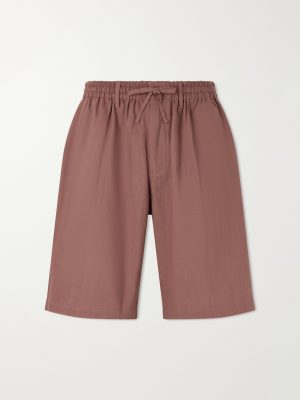 Milo Straight-Leg Cotton Drawstring Shorts Milo Straight-Leg Cotton Drawstring Shorts