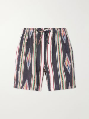 Straight-Leg Cotton Drawstring Shorts Straight-Leg Cotton Drawstring Shorts