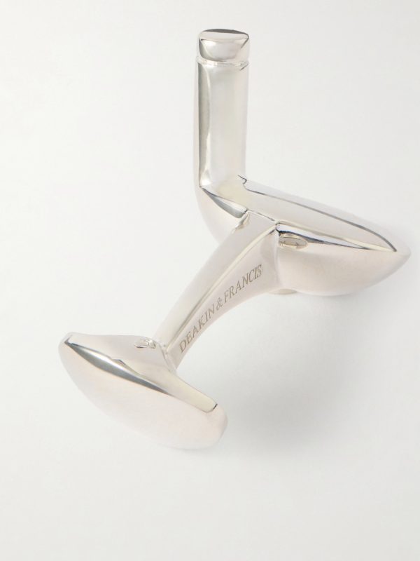 Golf Club Sterling Silver Cufflinks - BK Golf Club Sterling Silver Cufflinks - BK