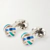 Enamel Sterling Silver Cufflinks Enamel Sterling Silver Cufflinks