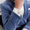 Enamel Sterling Silver Cufflinks - OU Enamel Sterling Silver Cufflinks - OU