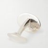 Enamel Sterling Silver Cufflinks - BK Enamel Sterling Silver Cufflinks - BK