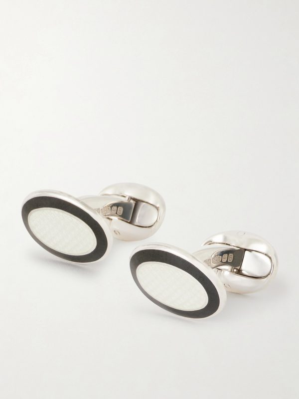 Enamel Sterling Silver Cufflinks Enamel Sterling Silver Cufflinks