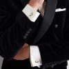 Enamel Sterling Silver Cufflinks - OU Enamel Sterling Silver Cufflinks - OU