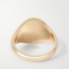 9-Karat Gold Oval Signet Ring - BK