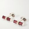 Enamel and Sterling Silver Cufflinks Enamel and Sterling Silver Cufflinks