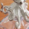 Octopus Silver-Tone and Crystal Decanter - CU Octopus Silver-Tone and Crystal Decanter - CU