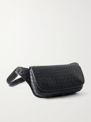 Veneto Intrecciato Leather Messenger Bag Veneto Intrecciato Leather Messenger Bag