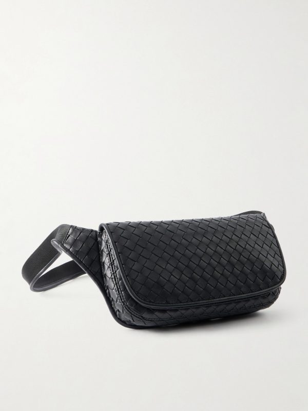 Veneto Intrecciato Leather Messenger Bag Veneto Intrecciato Leather Messenger Bag