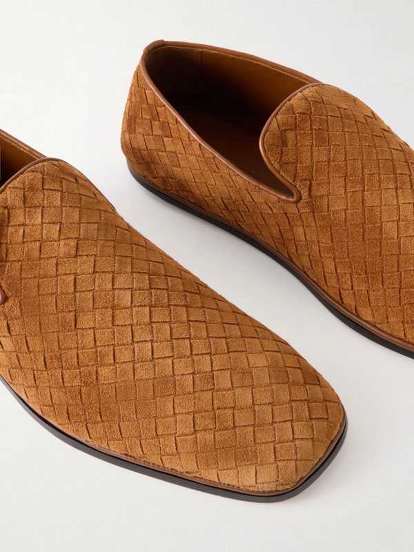 Palazzo Intrecciato Suede Loafers - CU