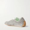 Orbit Flash Leather-Trimmed Suede Sneakers - BK Orbit Flash Leather-Trimmed Suede Sneakers - BK