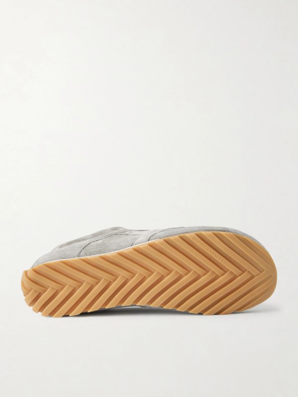 Orbit Flash Leather-Trimmed Suede Sneakers - E1 Orbit Flash Leather-Trimmed Suede Sneakers - E1