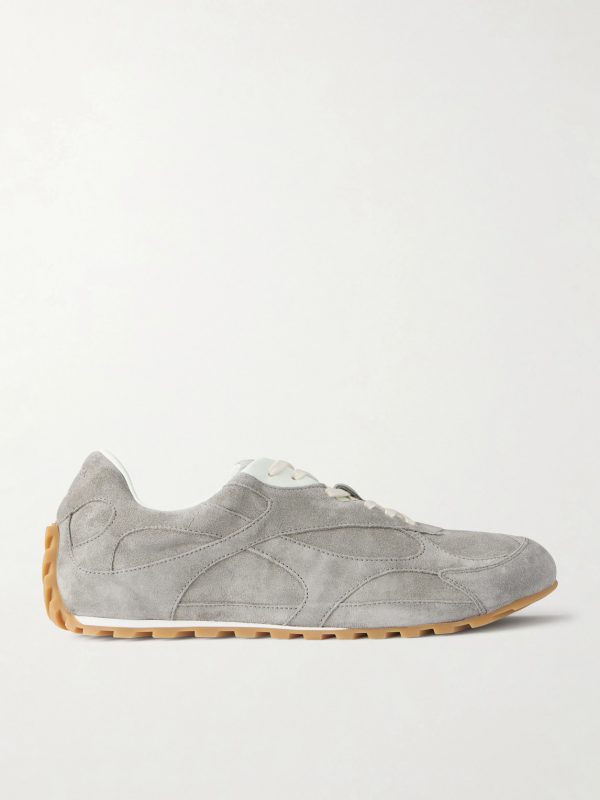 Orbit Flash Leather-Trimmed Suede Sneakers Orbit Flash Leather-Trimmed Suede Sneakers